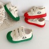 wholesale boys clothing Toddler Color-Block Velcro Canvas Shoes 