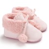 Velcro Fleece-lined Baby Shoes for Baby Girl