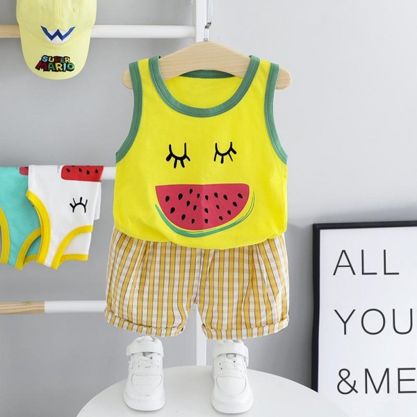 2-piece Watermelon Pattern T-shirt & Shorts for Children Boy£¨No Shoes??? children's clothing