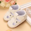 Baby Boy Geometric Pattern Velcro Strap Shoes