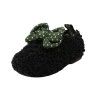 Bowknot Fleece-lined Warm Shoes for Toddler Girl