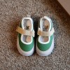 kids boutique wholesale Solid color Velcro Canvas Shoes 