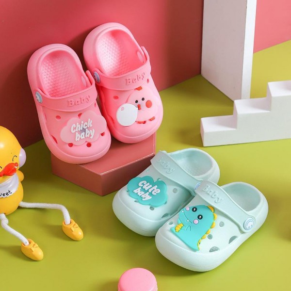 wholesale childrens clothing in bulk Toddler Letter Pattern Hole Sandals 