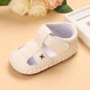 Baby Boy Geometric Pattern Velcro Strap Shoes