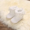 Velcro Design Cotton Fabric Shoes for Baby Girl