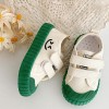 wholesale boys clothing Toddler Color-Block Velcro Canvas Shoes 