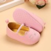 Baby Girl Cartoon Cat Pattern Elastic Band Shoes