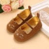 Baby Girl Cartoon Cat Pattern Elastic Band Shoes