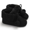 Velcro Fleece-lined Baby Shoes for Baby Girl