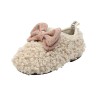 Bowknot Fleece-lined Warm Shoes for Toddler Girl