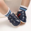 Baby Artificial PU Casual Magic Tape Sneakers Cheap Kid Shoes 