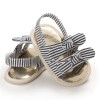 Baby Bow Decor Striped Magic Tape Sandals Children Shoes