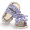 Baby Bow Decor Striped Magic Tape Sandals Children Shoes