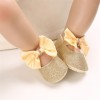 Baby Girls Bow Sequins Magic Tape Princess Shoes Children Shoes