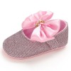 Baby Girls Bow Sequins Magic Tape Princess Shoes Children Shoes