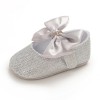 Baby Girls Bow Sequins Magic Tape Princess Shoes Children Shoes