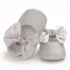 Baby Girls Bow Sequins Magic Tape Princess Shoes Children Shoes