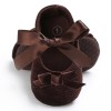 Baby Girls Bow Slip On Soft Sole Flat Shoes 