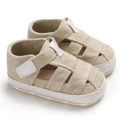 Baby Canvas Hollow Out Magic Tape Comfy Sandals Baby Shoes 