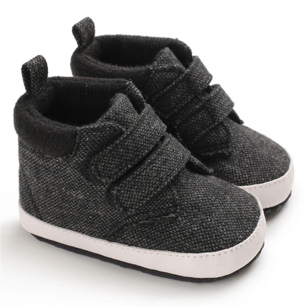 Baby Boys Canvas Magic Tape Solid Sneakers Toddlers Canvas Shoes