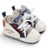 Baby Unisex Cartoon Lace Up Casual Sneakers Baby Boys Winter Shoes