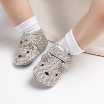 Baby Unisex Cartoon Magic Tape Flats Kids Shoes 