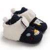 Baby Boys Cartoon Magic Tape Fur Warm Shoes Cheap Kid Shoes 