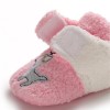 Baby Girls Cartoon Magic Tape Fur Warm Shoes Girls Shoes 