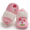 Baby Girls Cartoon Magic Tape Fur Warm Shoes Girls Shoes 