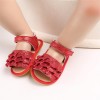 Baby Girls Glitter Magic Tape Layered Sandals Baby Shoes vendors