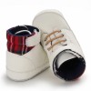 Baby Boys High Top Plaid Magic Tape Sneakers Toddler Shoes