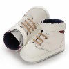 Baby Boys High Top Plaid Magic Tape Sneakers Toddler Shoes