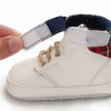 Baby Boys High Top Plaid Magic Tape Sneakers Toddler Shoes