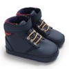 Baby Boys High Top Plaid Magic Tape Sneakers Toddler Shoes