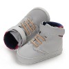 Baby Boys High Top Plaid Magic Tape Sneakers Toddler Shoes