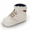 Baby Boys High Top Plaid Magic Tape Sneakers Toddler Shoes