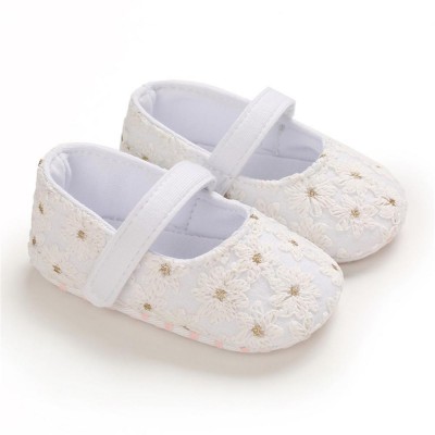 Baby Girls Solid Magic Tape Casual Girls Shoes 