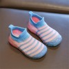 Baby Boys Striped Sock Slip On Flat Shoes