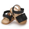 Baby Girls Tassel Magic Tape Open Toe Buckle Sandals Girls Shoes 