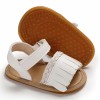 Baby Girls Tassel Magic Tape Open Toe Buckle Sandals Girls Shoes 